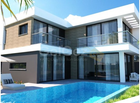 Kıbrıs Girne Bellapais Bölgesinde Satılık 4+1 Villa