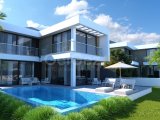 Kıbrıs Girne Bellapais Bölgesinde Satılık 4+1 Villa