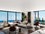 Kıbrıs Girne Çatalköy Bölgesinde Denize Sıfır 960 m2 Arsa İçerisinde 5+1 Süper Lüks Türk Tapulu Villa