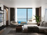 Kıbrıs Girne Çatalköy Bölgesinde Denize Sıfır 960 m2 Arsa İçerisinde 5+1 Süper Lüks Türk Tapulu Villa