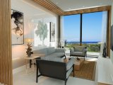 Kıbrıs Girne Esentepe Bölgesinde Deniz Manzaralı Satılık 2+1 Penthouse Daireler