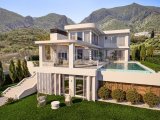 Kıbrıs Girne Karmi Bölgesinde Ful Deniz Manzaralı Ultra Lüks 5+1 Satılık Villalar