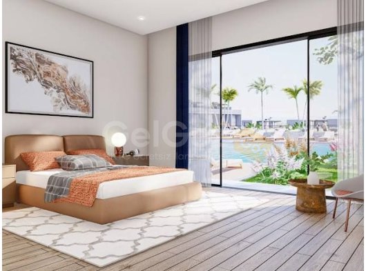 Tatlısu Bölgesinde Satılık 1+1 Deniz Manzaralı Daire 110.000 STG/+905338881419