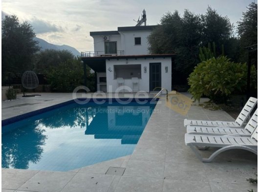 Girne Çatalköy MİNİİMUM 3 GÜN KİRALIK VİLLA 240 STG/+90533 8881419