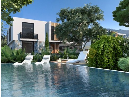 Girne Lapta Projeden Satılık Denize Sıfır 4+1 Lüks Villa 875.000 STG/+905338881419