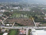 Kıbrıs Girne Çatalköy Bölgesinde Ticari ve Konut İmarlı 15.170 m2 Satılık Arazi