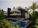 EDREMIT BOLGESINDE DAG VE DENIZ MANZARALI 4+1 MODERN VILLALAR