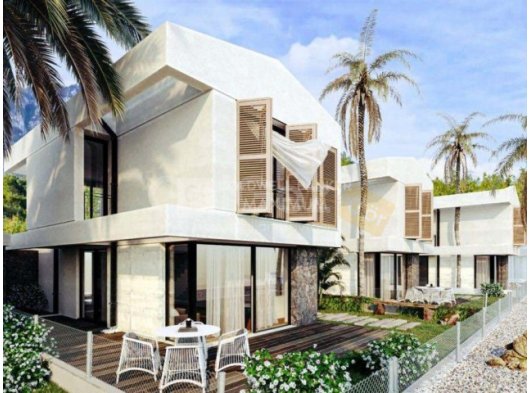 Kıbrıs Girne Alsancak ta Ful Deniz Manzaralı 2+1 İkiz Villalar