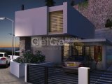 Kıbrıs Girne Bellapais te Türk Tapulu Ful Deniz Manzaralı Ultra Lüks Satılık 4+1 Villalar