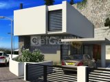Kıbrıs Girne Bellapais te Türk Tapulu Ful Deniz Manzaralı Ultra Lüks Satılık 4+1 Villalar