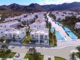 Kıbrıs Girne Esentepe de Denize 250 metre Benzersiz Ödeme Planlı 1+1 Penthouse Dublex Daireler