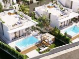 Kıbrıs Girne Esentepe de Ful Deniz Manzaralı Havuzlu Tek Katlı Villa
