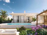Kıbrıs Girne Esentepe de Ful Deniz Manzaralı Havuzlu Tek Katlı Villa