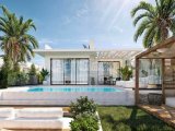 Kıbrıs Girne Esentepe de Ful Deniz Manzaralı Havuzlu Tek Katlı Villa