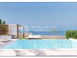 Kıbrıs Girne Esentepe de Ful Deniz Manzaralı Havuzlu Tek Katlı Villa