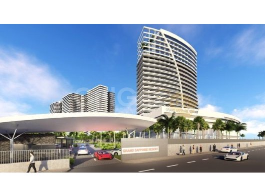 İskele Long Beach Bölgesinde 7 Yıldızlı Otel Konseptinde 2+1 Full Deniz Manzaralı Satılık Rezidans Daire