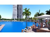 İskele Long Beach Bölgesinde 7 Yıldızlı Otel Konseptinde 2+1 Full Deniz Manzaralı Satılık Rezidans Daire