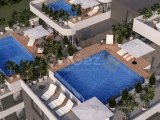 Kıbrıs İskele Long Beach Grand Sapphire de A blok Taşınmaya Hazır Ful Eşyalı Masrafları Ödenmiş Stüdyo Daire