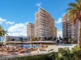 Kıbrıs İskele Long Beach Grand Sapphire de A blok Taşınmaya Hazır Ful Eşyalı Masrafları Ödenmiş Stüdyo Daire