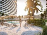 Kıbrıs İskele Long Beach Grand Sapphire de A blok Taşınmaya Hazır Ful Eşyalı Masrafları Ödenmiş Stüdyo Daire