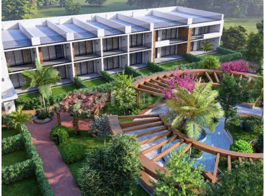 KKTC, İskele Long Beach'de Özellikli Site İçerisinde, Satılık 1+1 Daireler