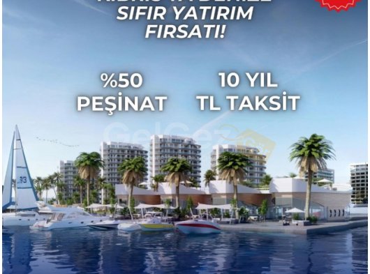 KKTC Lefke de Türk Tapulu Dedeman Hotel İşletme Garantisi ile 10 Yıl TL ile Ödeyerek Denize Sıfır Ful Eşyalı 1+1 Residence