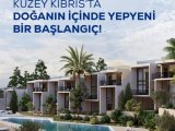 Kaçırılmayacak Fırsat KKTC Girne Esentepe de Deniz e Sıfır Site de Türk Tapulu 2+1 Havuzlu Loft Daire
