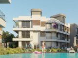 Kıbrıs Girne Lapta Bölgesinde Türk Tapulu Havuzlu Site İçerisinde Satılık 2+1 Teraslı Daire