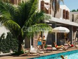 Kıbrıs Girne Alsancak’ta, deniz manzaralı 2+1 ikiz villalar