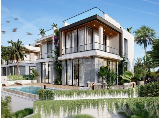 Girne Edremit Bölgesinde Deniz Manzaralı 3+1 Lüks Villalar