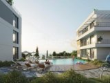 Kıbrıs Girne Lapta Bölgesinde Türk Tapulu Havuzlu Site İçerisinde Satılık 2+1 Teraslı Daire