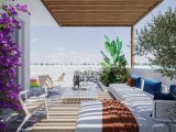 Kıbrıs Girne Lapta Bölgesinde Türk Tapulu Havuzlu Site İçerisinde Satılık 2+1 Teraslı Daire