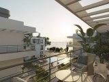 Kıbrıs Girne Lapta Bölgesinde Türk Tapulu Havuzlu Site İçerisinde Satılık 2+1 Teraslı Daire