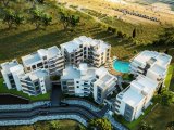 Kıbrıs Girne Lapta Bölgesinde Türk Tapulu Havuzlu Site İçerisinde Satılık 2+1 Teraslı Daire