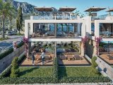 Lapta’da Full Deniz Manzaralı 2+1 Bahçe Katı ve Penthouse Daireler