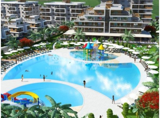 İskele Longbeach’te Denize Yürüme Mesafesinde, Ful Eşyalı, 50 Ay Vade ile Taşınmaya Hazır 2+1 Daireler Seni Bekliyor