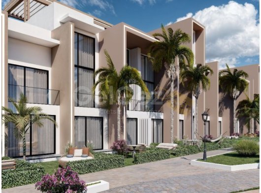 Kuzey Kıbrıs İskele'de Muhteşem Bir Konumda Satılık 1+1 Loft Penthouse Daireler