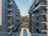 Kıbrıs Lefkoşa Minareliköy de Havuzlu Sitede Satılık Ödeme Planlı 1+1 Daireler