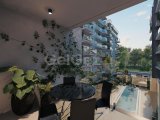 Kıbrıs Lefkoşa Minareliköy de Havuzlu Sitede Satılık Ödeme Planlı 1+1 Daireler