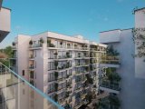 Kıbrıs Lefkoşa Minareliköy de Havuzlu Sitede Satılık Ödeme Planlı 1+1 Daireler