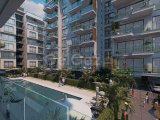 Kıbrıs Lefkoşa Minareliköy de Havuzlu Sitede Satılık Ödeme Planlı 1+1 Daireler