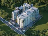 Kıbrıs Lefkoşa Minareliköy de Havuzlu Sitede Satılık Ödeme Planlı 1+1 Daireler