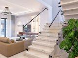 KKTC İskele Long Beach'te Merit Royal Garden'a 750 Metre Site İçerisinde Satılık 3+1 İkiz Villa