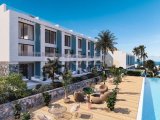 KKTC Girne Esentepe'nin En Donanımlı Sitesinde Denize Yakın Satılık 1+0 Havuz Cepheli Daire