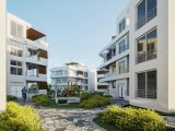 Kıbrıs Girne Lapta Bölgesinde Türk Tapulu Havuzlu Site İçerisinde Satılık 2+1 Daire
