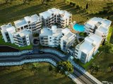 Kıbrıs Girne Lapta Bölgesinde Türk Tapulu Havuzlu Site İçerisinde Satılık 2+1 Daire