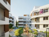 Kıbrıs Girne Lapta Bölgesinde Türk Tapulu Havuzlu Site İçerisinde Satılık 2+1 Daire