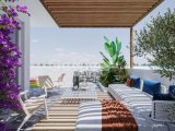 Kıbrıs Girne Lapta Bölgesinde Türk Tapulu Havuzlu Site İçerisinde Satılık 2+1 Daire