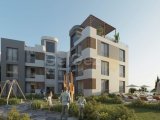 Kıbrıs Girne Lapta Bölgesinde Türk Tapulu Havuzlu Site İçerisinde Satılık 2+1 Daire