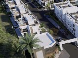 KKTC İskele Long Beach'te Merit Royal Garden'a 750 Metre Site İçerisinde Satılık 3+1 İkiz Villa